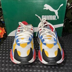 Puma Mens' Colorful Sneakers - Red, Yellow, Blue, Black